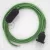 Creative Cables textil lámpakábel Lámpakábel, RX08 Bronte pamut 1,80 m. Ki a kapcsoló és CABNTORX08