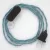 Creative Cables textil lámpakábel Lámpakábel, TC53 óceán pamut 1,80 m. Ki a kapcsoló és CABNTOTC53