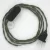 Creative Cables textil lámpakábel Lámpakábel, TC63 zöld szürke pamut 1,80 m. Ki a kapcsoló CABNTOTC63