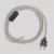 Creative Cables lámpakábel Lámpa vezetéke fehér fonott kábellel, 1,80 m CABNTOTN01