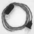 Creative Cables textil lámpakábel Lámpakábel, TN02 szürke természetes lenvászon 1,80 m. Ki a kapcsoló CABNTOTN02