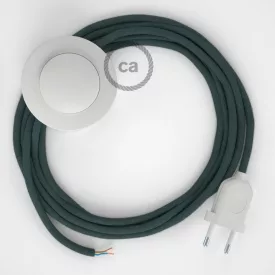   Creative Cables kapcsoló Bekötési Talapzat, RC30 szürke kő pamut 3 m. Ki a CABPBTORC30