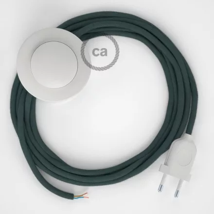 Creative Cables kapcsoló Bekötési Talapzat, RC30 szürke kő pamut 3 m. Ki a CABPBTORC30