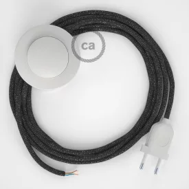   Creative Cables kapcsoló Bekötési Talapzat, RL03 csillogó szürke műselyem 3 m. Válassza ki CABPBTORL03