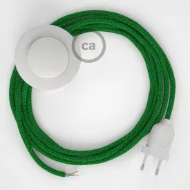   Creative Cables kapcsoló Bekötési Talapzat, RL06 csillogó zöld műselyem 3 m. Válassza ki CABPBTORL06