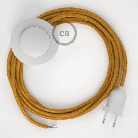 Creative Cables kapcsoló Bekötési Talapzat, RM05 arany műselyem 3 m. Ki a kapcsoló CABPBTORM05