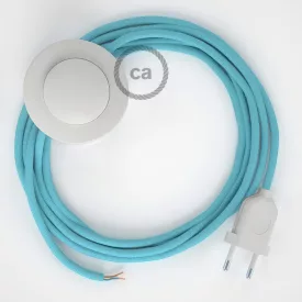   Creative Cables kapcsoló Bekötési Talapzat, RM17 baba kék rayon 3 m. Válassza ki CABPBTORM17