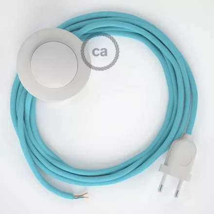 Creative Cables kapcsoló Bekötési Talapzat, RM17 baba kék rayon 3 m. Válassza ki CABPBTORM17
