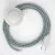 Creative Cables kapcsoló Bekötési talapzat, RT14 Stracciatella Rayon 3 m. Válassza ki a CABPBTORT14