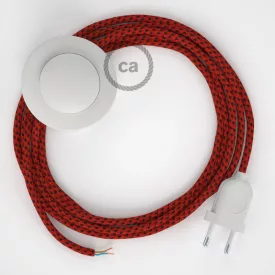   Creative Cables kapcsoló Bekötési talapzat, RT94 Vörös Ördög Rayon 3 m. Válassza ki CABPBTORT94