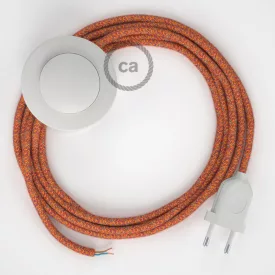   Creative Cables kapcsoló Bekötési talapzat, RX07 Indiai Nyár Pamut 3 m. Ki a CABPBTORX07