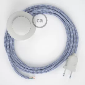   Creative Cables kapcsoló Bekötési talapzat, RZ07 Lila ZigZag Rayon 3 m. Válassza ki CABPBTORZ07