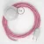 Creative Cables kapcsoló Bekötési talapzat, RZ08 Fukszia ZigZag Rayon 3 m. Válassza ki CABPBTORZ08