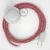 Creative Cables kapcsoló Bekötési talapzat, RZ09 Piros ZigZag Rayon 3 m. Válassza ki CABPBTORZ09