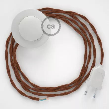 Creative Cables kapcsoló Bekötési Talapzat, TC23 Szarvas Pamut 3 m. Ki a kapcsoló CABPBTOTC23