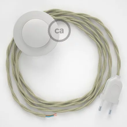Creative Cables kapcsoló Bekötési talapzat, TC43 Galamb Pamut 3 m. Válassza ki a CABPBTOTC43