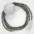 Creative Cables kapcsoló Bekötési Talapzat, TC63 Zöld Szürke Pamut 3 m. Válassza ki CABPBTOTC63
