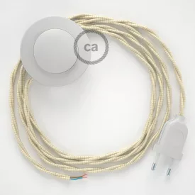  Creative Cables kapcsoló Bekötési talapzat, TM00 Elefántcsont Rayon 3 m. Válassza ki a CABPBTOTM00