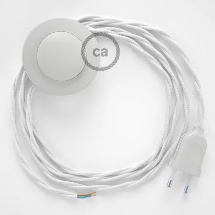 Creative Cables kapcsoló Bekötési talapzat, TM01 Fehér Rayon 3 m. Válassza ki a CABPBTOTM01
