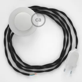   Creative Cables kapcsoló Bekötési talapzat, TM04 Fekete Rayon 3 m. Válassza ki a CABPBTOTM04