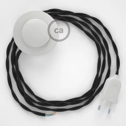 Creative Cables kapcsoló Bekötési talapzat, TM04 Fekete Rayon 3 m. Válassza ki a CABPBTOTM04
