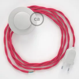   Creative Cables kapcsoló Bekötési talapzat, TM08 fukszia műselyem 3 m. Válassza ki a CABPBTOTM08