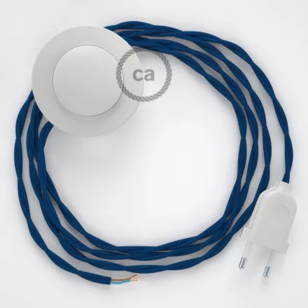 Creative Cables kapcsoló Bekötési talapzat, TM12 kék műselyem 3 m. Válassza ki a CABPBTOTM12