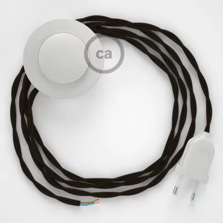 Creative Cables kapcsoló Bekötési talapzat, TM13 barna műselyem 3 m. Válassza ki a CABPBTOTM13