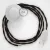 Creative Cables kapcsoló Bekötési talapzat, TM13 barna műselyem 3 m. Válassza ki a CABPBTOTM13