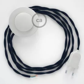   Creative Cables kapcsoló Bekötési talapzat, TM20 sötétkék műselyem 3 m. Válassza ki a CABPBTOTM20
