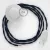 Creative Cables kapcsoló Bekötési talapzat, TM20 sötétkék műselyem 3 m. Válassza ki a CABPBTOTM20