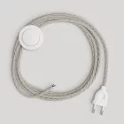 Creative Cables lámpakábel Kábelezés fehér fonott kábellel 3 m CABPBTOTN01