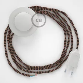   Creative Cables kapcsoló Bekötési talapzat, TZ22 fekete és Whiskey Rayon 3 m. Válassza CABPBTOTZ22