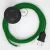 Creative Cables kapcsoló Bekötési talapzat, RM06 zöld műselyem 3 m. Válassza ki a CABPTO052