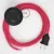Creative Cables kapcsoló Bekötési talapzat, RM08 fukszia műselyem 3 m. Válassza ki a CABPTO056