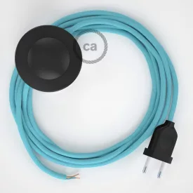  Creative Cables kapcsoló Bekötési talapzat, RM17 Baby Blue Rayon 3 m. Válassza ki CABPTO059