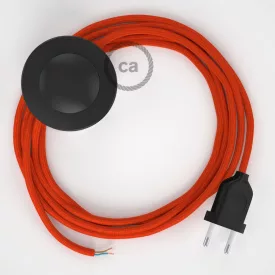   Creative Cables kapcsoló Bekötési talapzat, RM15 narancssárga műselyem 3 m. Válassza ki a CABPTO064