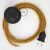 Creative Cables kapcsoló Bekötési talapzat, RM05 arany műselyem 3 m. Válassza ki a CABPTO068