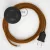 Creative Cables kapcsoló Bekötési talapzat, RM22 Whisky Rayon 3 m. Válassza ki a CABPTO077
