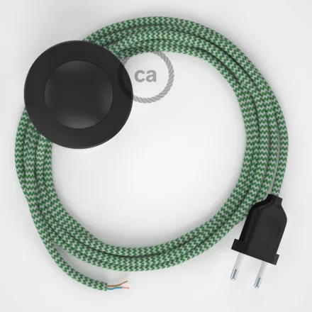 Creative Cables kapcsoló Bekötési talapzat, RZ06 Zöld ZigZag Rayon 3 m. Válassza ki CABPTO102