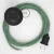 Creative Cables kapcsoló Bekötési talapzat, RZ06 Zöld ZigZag Rayon 3 m. Válassza ki CABPTO102