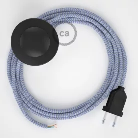  Creative Cables kapcsoló Bekötési talapzat, RZ07 Lila ZigZag Rayon 3 m. Válassza ki CABPTO104