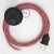 Creative Cables kapcsoló Bekötési talapzat, RZ09 Piros ZigZag Rayon 3 m. Válassza ki CABPTO107