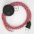 Creative Cables kapcsoló Bekötési talapzat, RP09 Fehér, piros, kéttónusú műselyem 3 m. Válassza CABPTO207