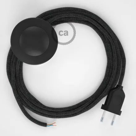 Creative Cables kapcsoló Bekötési talapzat, RN03 Antracit natúr vászon 3 m. Válassza ki CABPTO403