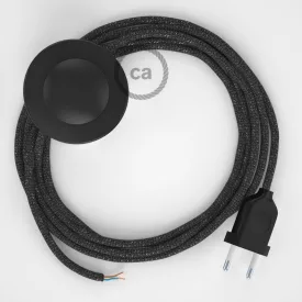   Creative Cables kapcsoló Bekötési talapzat, RL03 Csillogó szürke műselyem 3 m. Válassza ki CABPTO455
