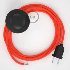   Creative Cables kapcsoló Bekötési talapzat, RF15 Neon Orange Rayon 3 m. Válassza ki CABPTOARF