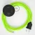 Creative Cables kapcsoló Bekötési talapzat, RF10 Neon Yellow Rayon 3 m. Válassza ki CABPTOGIF