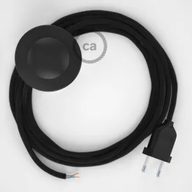  Creative Cables kapcsoló Bekötési talapzat, RC04 Fekete Pamut 3 m. Válassza ki a CABPTORC04