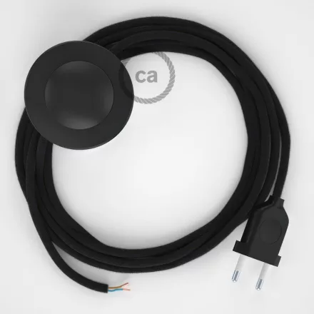 Creative Cables kapcsoló Bekötési talapzat, RC04 Fekete Pamut 3 m. Válassza ki a CABPTORC04